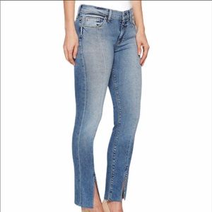 Hudson Nico midrise straight ankle jeans